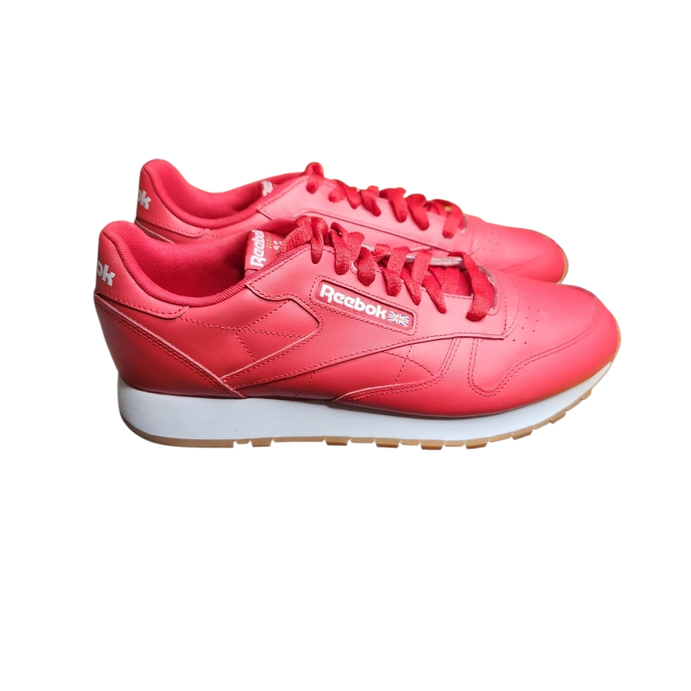 Reebok Red Sneakers with Retro-Inspired Design